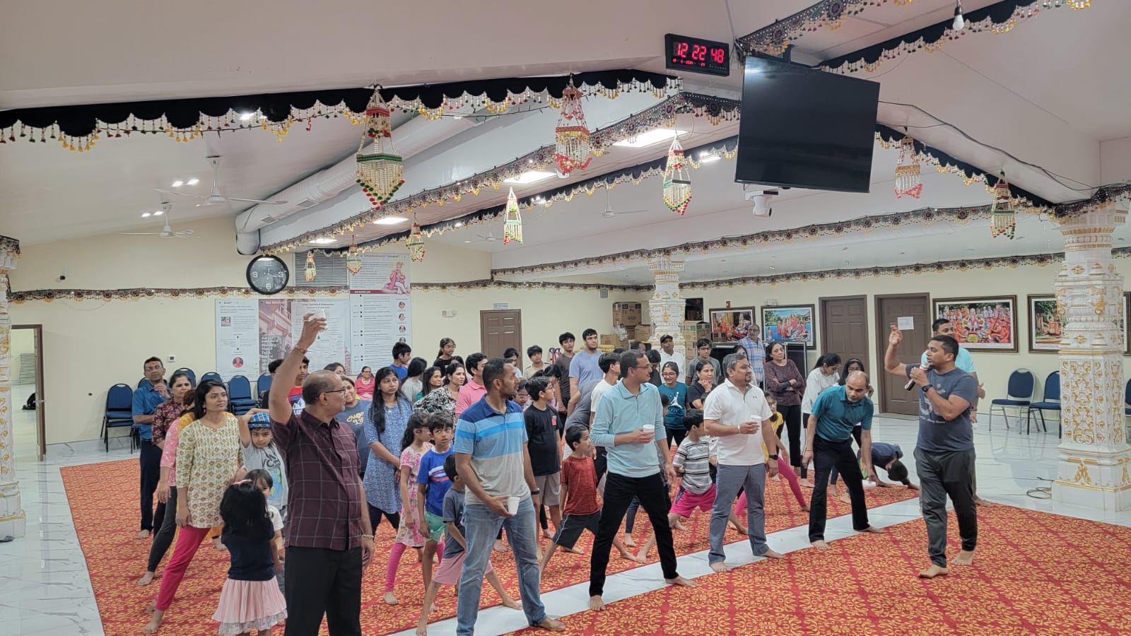 Cultural activity in progress