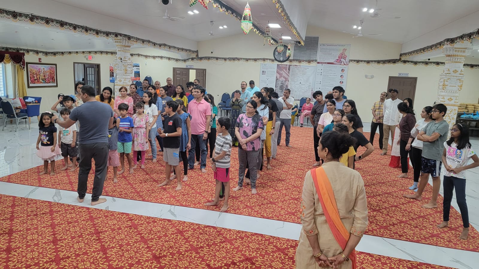 Cultural celebration at Hindu Heritage Family Camp